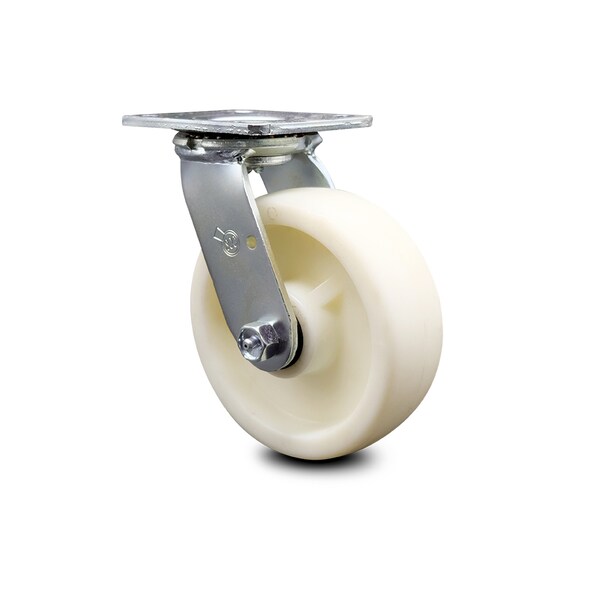 6 Inch Nylon Wheel Swivel Caster with Ball Bearing